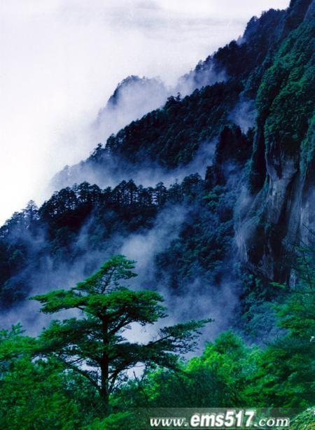峨眉山烟云